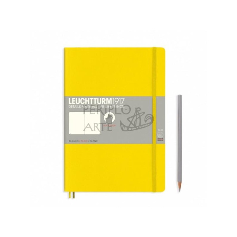 Cuaderno notas liso B5 tapa blanda Lemon