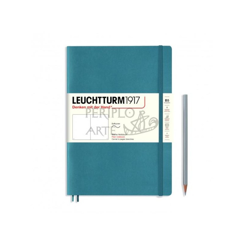 Cuaderno notas liso B5 tapa Rising Stone Blue