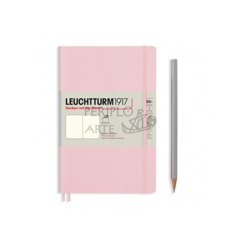 Cuaderno notas liso B6 tapa blanda Powder