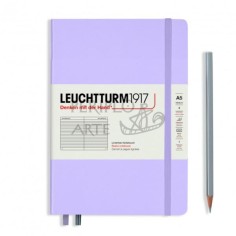 Cuaderno notas rayado A5 tapa blanda Lilac