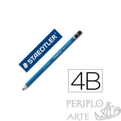 Lápiz de grafito Mars Lumograph Staedtler 4B