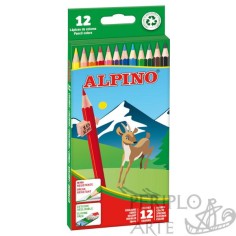 Caja 12 lápices color Alpino