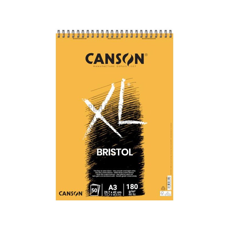 Bloc Canson XL Bristol A3 50h 180g extraliso