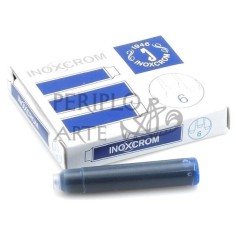Caja 6 cartuchos tinta Inoxcrom azul