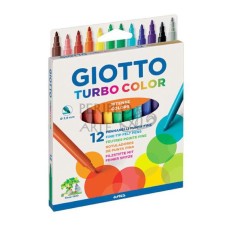 Caja 12 rotuladores Giotto Turbocolor