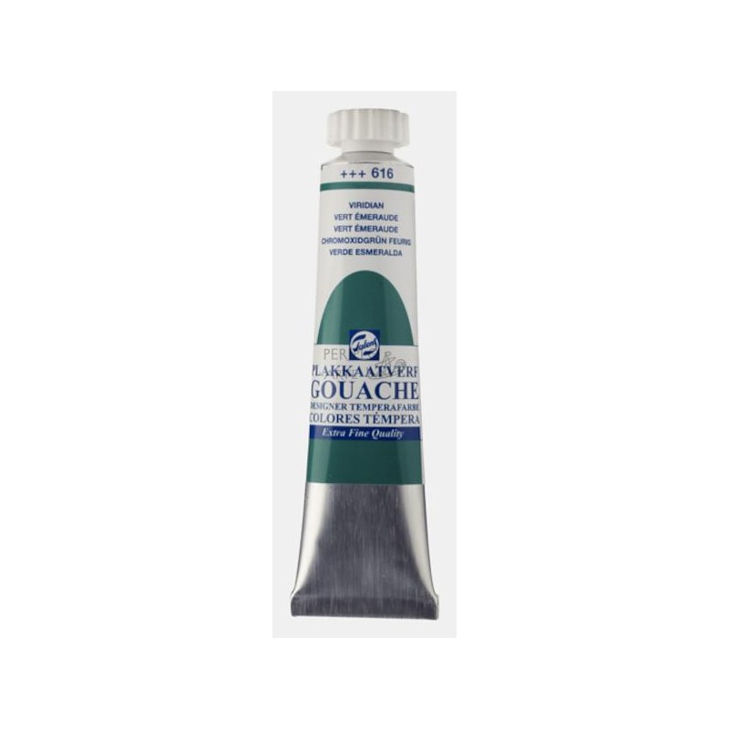 Gouache témpera Talens 20 ml verde esmeralda 616