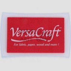 Tinta tela VersaCraft tampón 50g Poppy Red 114