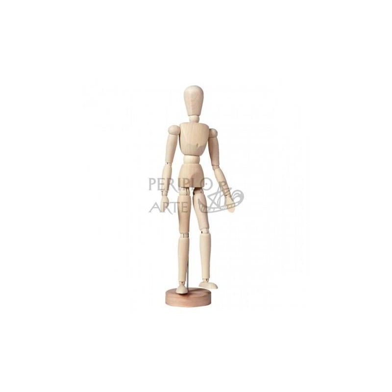 Maniquí articulado masculino 50 cm