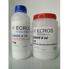 Resina acrílica para moldes 750g