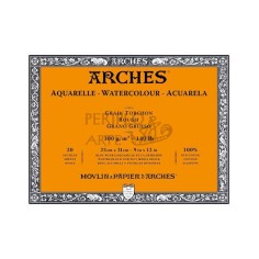 Bloc Arches grue encolado 4 lados 23x31cm 300g 20h