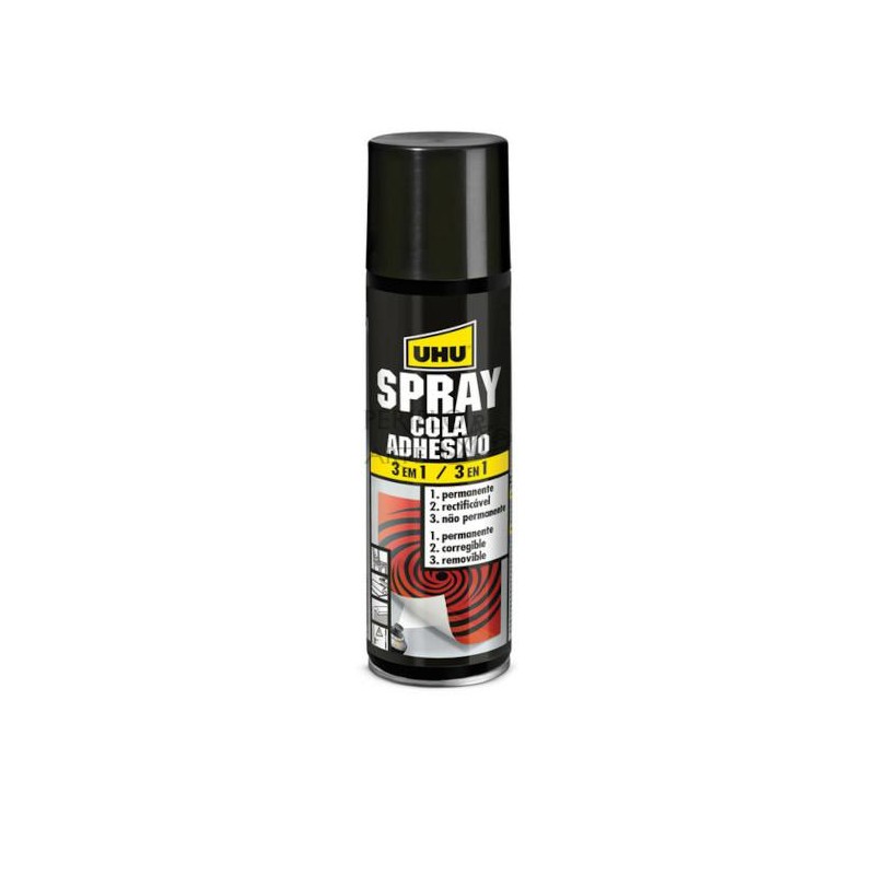 Adhesivo spray 3 en 1 UHU 200ml 