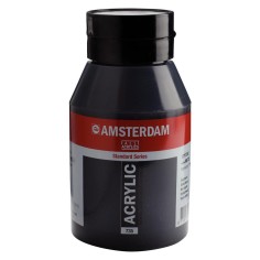 Acrílico Amsterdam 1000ml negro óxido 735