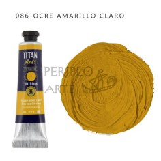 Óleo Titan Arts 20ml Ocre Amarillo Claro 86