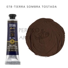 Óleo Titan Arts 20ml Tierra Sombra Tostada 78