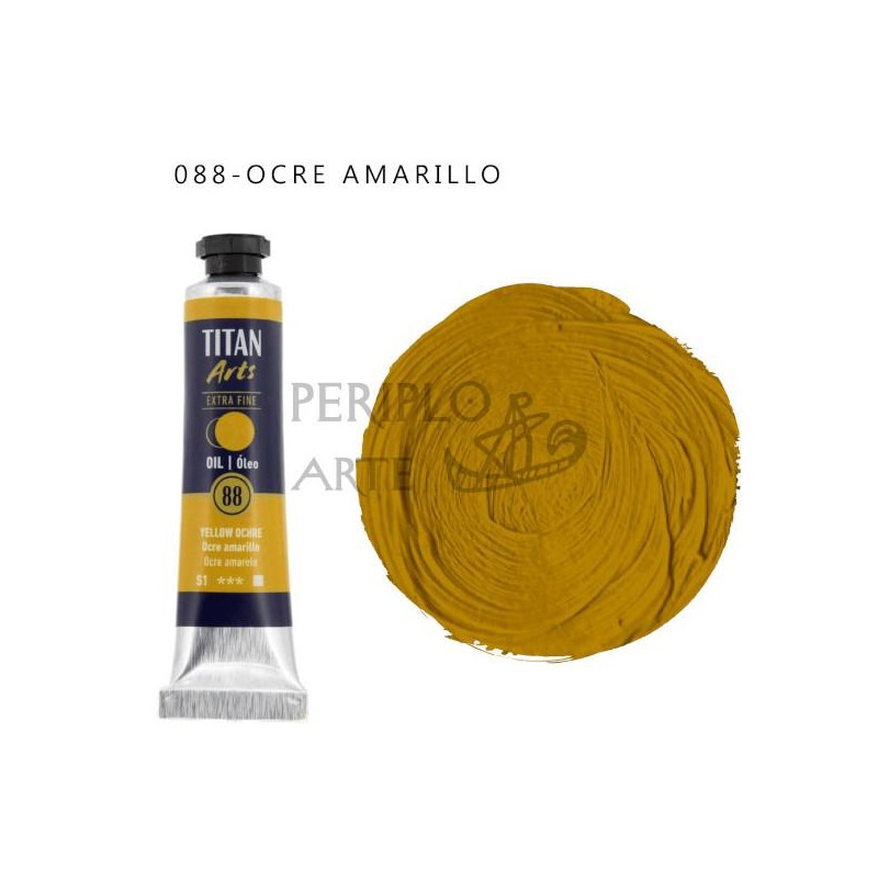 Óleo Titan Arts 20ml Ocre Amarillo 88