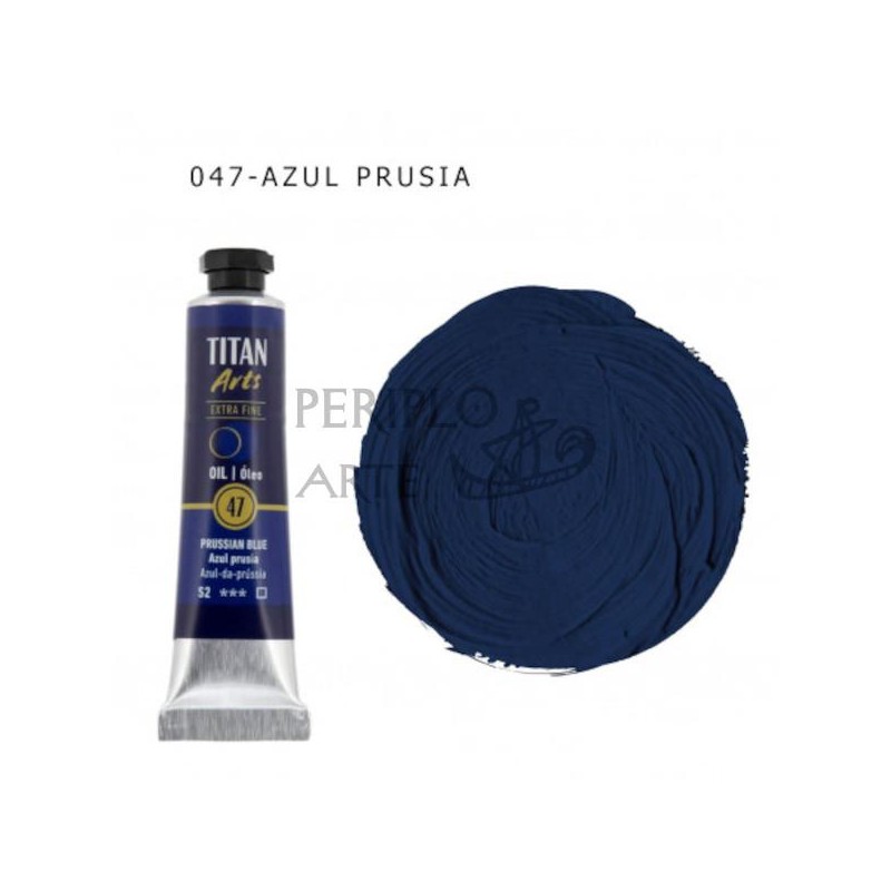 Óleo Titan Arts 20ml Azul Prusia 47