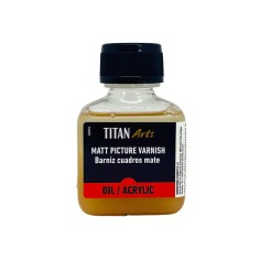 Barniz cuadros óleo/acrílico mate 100ml Titan