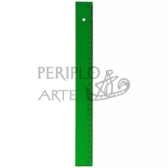 Regla 30 cm verde Faibo