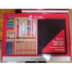 Maletín madera Maxi Creative Art Set 158 piezas