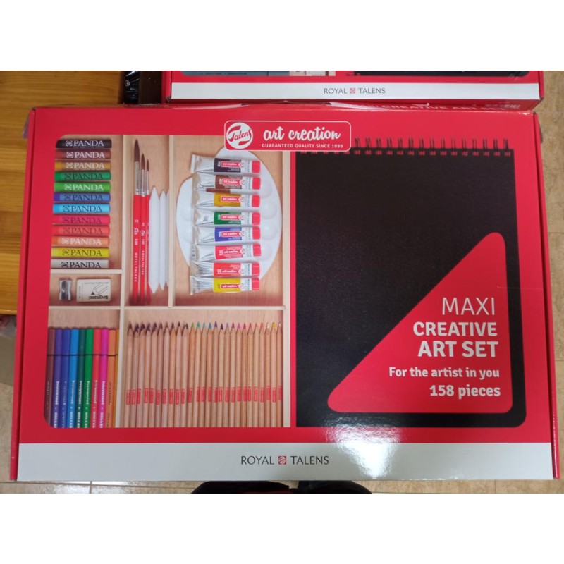 Maletín madera Maxi Creative Art Set 158 piezas