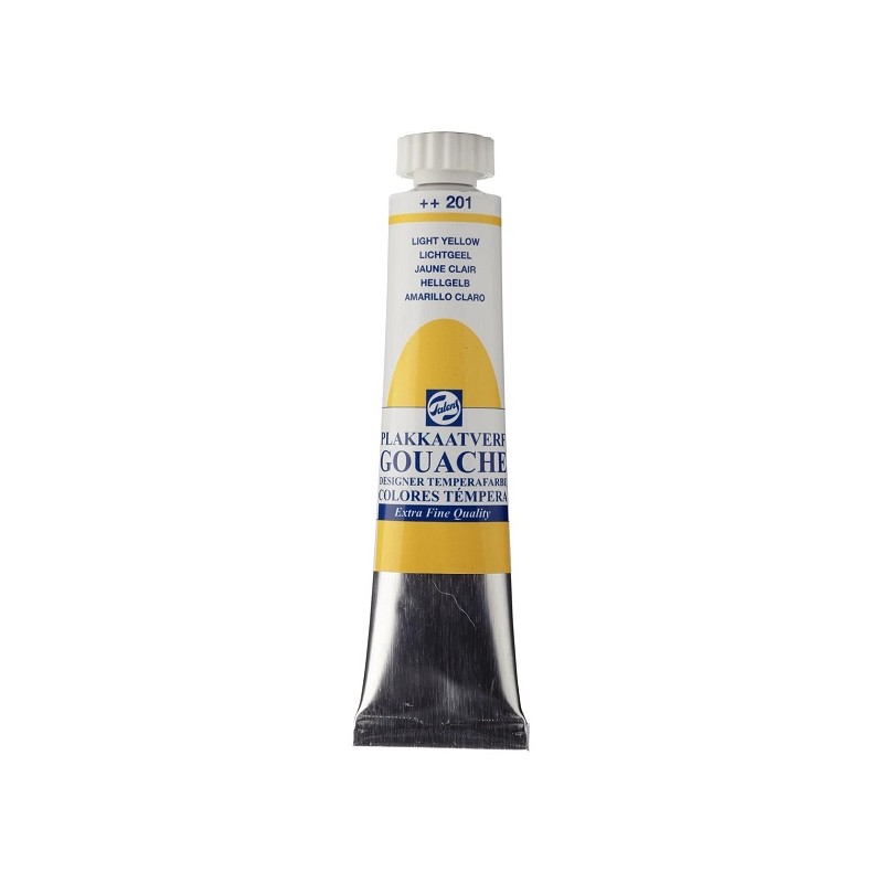 Gouache témpera Talens 20 ml amarillo Claro 201