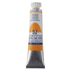 Gouache témpera Talens 20 ml amarillo oscuro 202