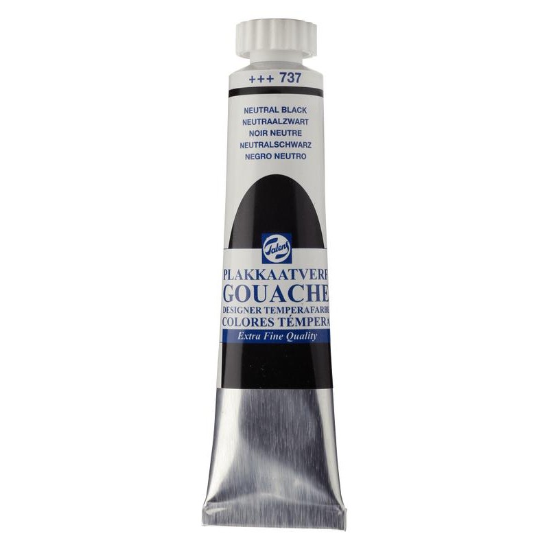 Gouache témpera Talens 20 ml negro neutro 737 Gouache témpera Talens 20 ml negro neutro 737