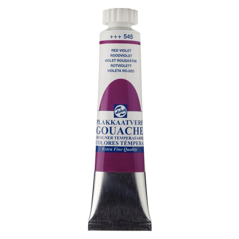 Gouache témpera Talens 20 ml violeta rojizo 545