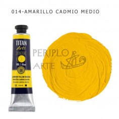 Óleo Titan Arts 20ml Amarillo Cadmio Medio 14