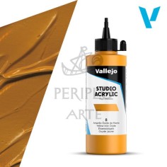 Acrílico Vallejo Studio 200ml nº8 Amarillo Óxi Hie