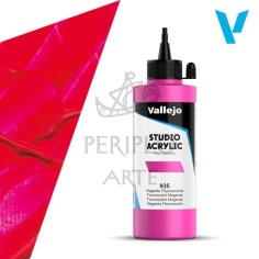Acrílico Vallejo Studio 200ml nº935 Magenta Fluor