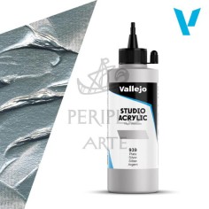 Acrílico Vallejo Studio 200ml nº939 Plata