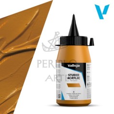 Acrílico Vallejo Studio 500ml nº 8 Amarillo Óx Hie