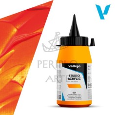 Acrílico Vallejo Studio 500ml nº931 Amarillo D Flu