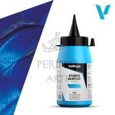 Acrílico Vallejo Studio 500ml nº936 Azul Fluor