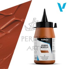 Acrílico Vallejo Studio 500ml nº9 Naranja Ox Hierr