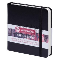 Sketch Book Art Creation 12x12cm 80h 140g negro