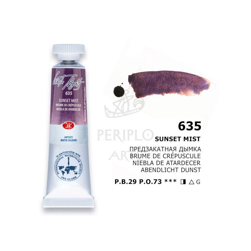 Tubo White Nights Sunset Mist 635 Tubo White Nights Sunset Mist 635