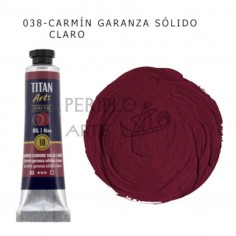 Óleo Titan Arts 20ml Carmín Garanza Sólido Clar 38