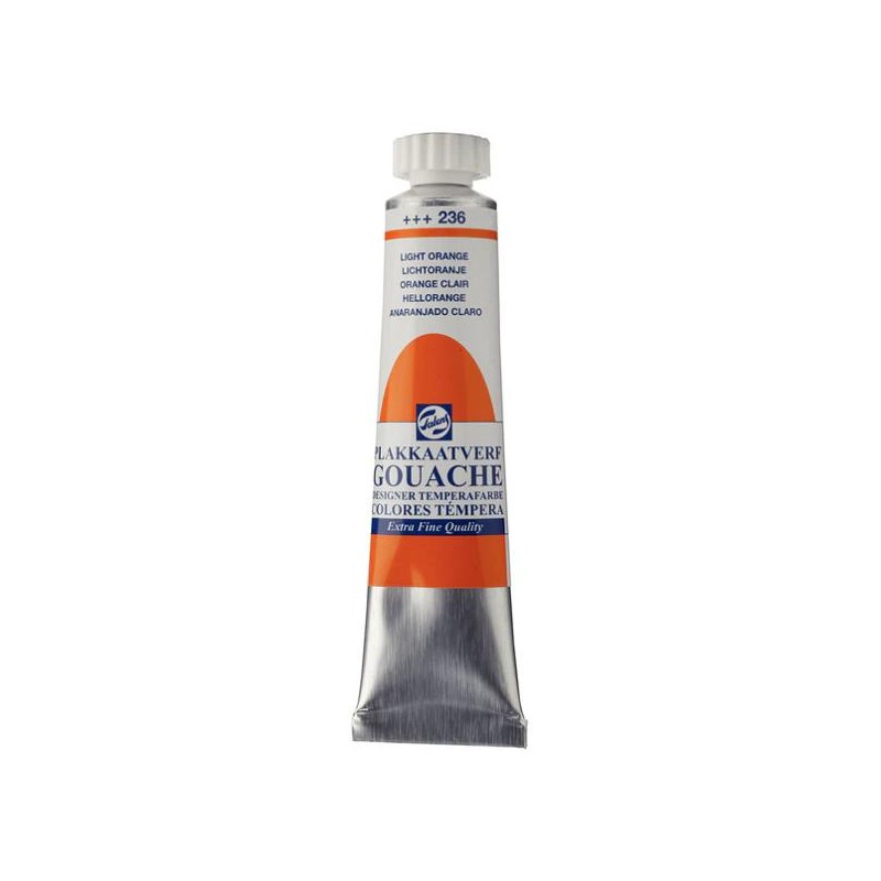 Gouache témpera Talens 20ml anaranjado claro 236 Gouache témpera Talens 20ml anaranjado claro 236