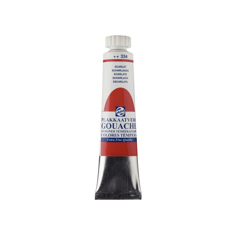 Gouache témpera Talens 20ml Escarlata 334