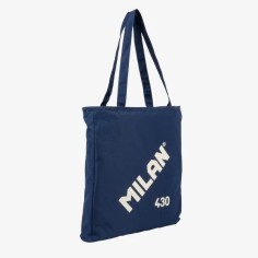 Bolsa tela cremallera 1918 Milan Azul