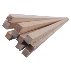 Listón madera de balsa 1000x8x8mm  az 