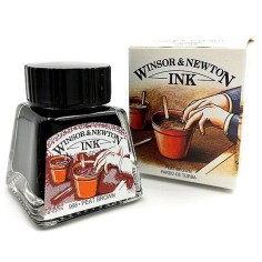 Tinta de dibujo Winsor&Newton Pardo de Turba 968