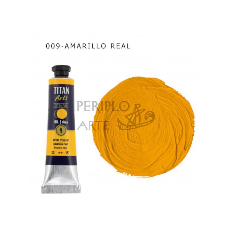 Óleo Titan Arts 20ml Amarillo Real 9 Óleo Titan Arts 20ml Amarillo Real 9
