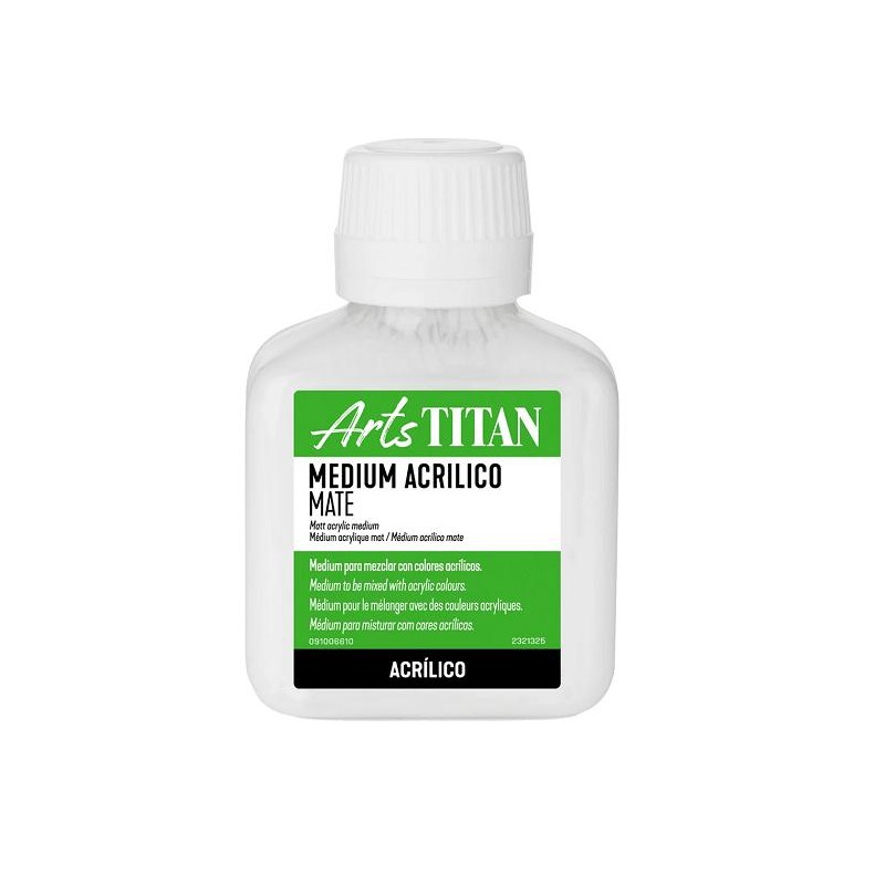 Medium acrílico mate 100ml Titan Medium acrílico mate 100ml Titan