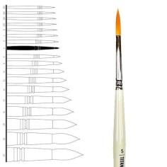 Pincel sintético mango corto 2591 Titan nº 5