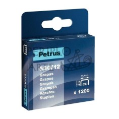 Caja 1200 grapas clavadoras Petrus 530/12