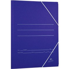Carpeta folio Mariola gomas sencilla cartón azul