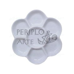 Paleta flor porcelana 14cm